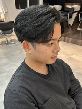 シエテ 津田沼(Siete) MEN’S HAIR/ブルーブラック/フェザーパーマ/津田沼