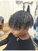 スキンフェード×ツイストパーマ[稲毛/稲毛駅/稲毛メンズ]