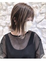 モアナ バイ ヘッドライト 宜野湾店(Moana by HEADLIGHT)&nbsp;Moana【宜野湾】#ハイライト#外はねボブ#前下がりボブ