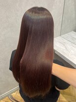 ロンド フィーユ(Lond fille)&nbsp;くびれヘア/アプリコットオレンジ/髪質改善/縮毛矯正/前髪/銀座