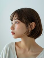 プラスイズム ヴェレン(PLUSISM Velen)&nbsp;ボブショート外ハネ京都宇治20代30代40代50代