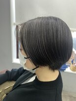 ヘアー アンド ビューティー ザ エフ 西尾店(Hair Beauty the F)&nbsp;#ショートボブ#ハンサムショート#アンブレラカラー#ハイライト
