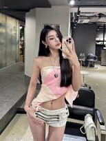 ザシェノンウメダ(THA CHAINON UMEDA) 心斎橋/着物ヘア/大人ガーリー/ダークアッシュ/似合わせカット