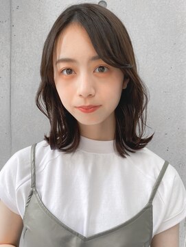 リヤン 表参道(lyann) 美髪ワンカールデジタルパーマ大人ガーリー結べるボブモテ髪