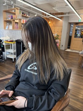 ヘアースペースブルーム プリュス 石橋店(HAIR SPACE BLOOM plus) 石橋阪大前/アンブレラカラー/インナーカラー/ケアブリーチ