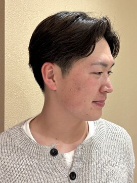ヨシザワインク プレミアム 横浜 桜木町店(YOSHIZAWA Inc. PREMIUM) ニュアンスパーマ癖毛風ツーブロックナチュラルスタイル