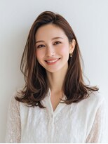 e.m.a プレミアムビューティーサロン 栄駅店(e.m.a PREMIUM BEAUTY SALON) レイヤーカット/イメチェン/外ハネボブ/美髪/ワイドバング/髪型