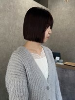コク 千葉駅西口(COQU)&nbsp;タッセルボブ/切りっぱなしボブ/千葉【積田佳奈】