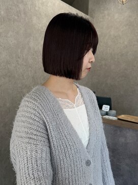 コク 千葉駅西口(COQU) タッセルボブ/切りっぱなしボブ/千葉【積田佳奈】