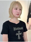 抜きっぱなしブロンドで肌のトーンアップ