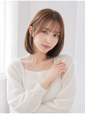 ツヤ感ボブ