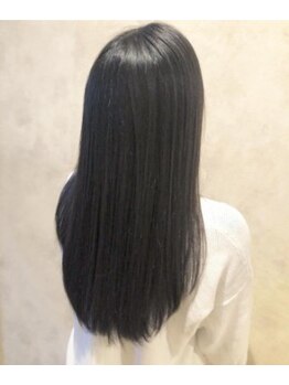 ヘアースペース キューティアの写真/【髪・頭皮に優しい】お客様のお悩み・ご希望に合わせてご対応!真っ直ぐになりすぎない自然な仕上がりに♪
