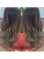 スパイスヘアメイク(SPICE hair make)&nbsp;グレージュグラデーションカラー