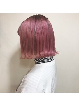 ゼスト 八王子店(ZEST) (( flat bob × candy pink ))