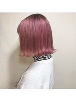 ゼスト 八王子店(ZEST) (( flat bob × candy pink ))