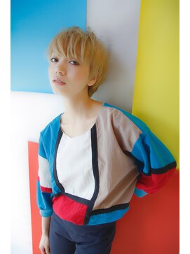 ブーケ(BOUQUET) トップふんわり・耳周り・ハンサムショート・オレンジ・小顔