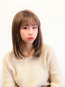 シュクラン(ShuKRun) 【ShuKRun不動前】大人ナチュラル☆ミディアム楽チンヘアー