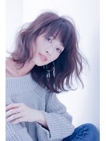 ヘアサロン アティリー(Hair Salon Attirer)&nbsp;3Dカラー ジグザグバング ミニマムボブ【Attirer 飯田裕之】