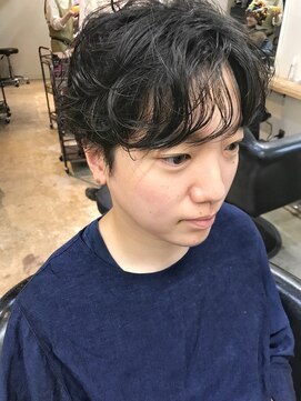 ソイ 下北沢(soi) ハンサムショートのパーマスタイル