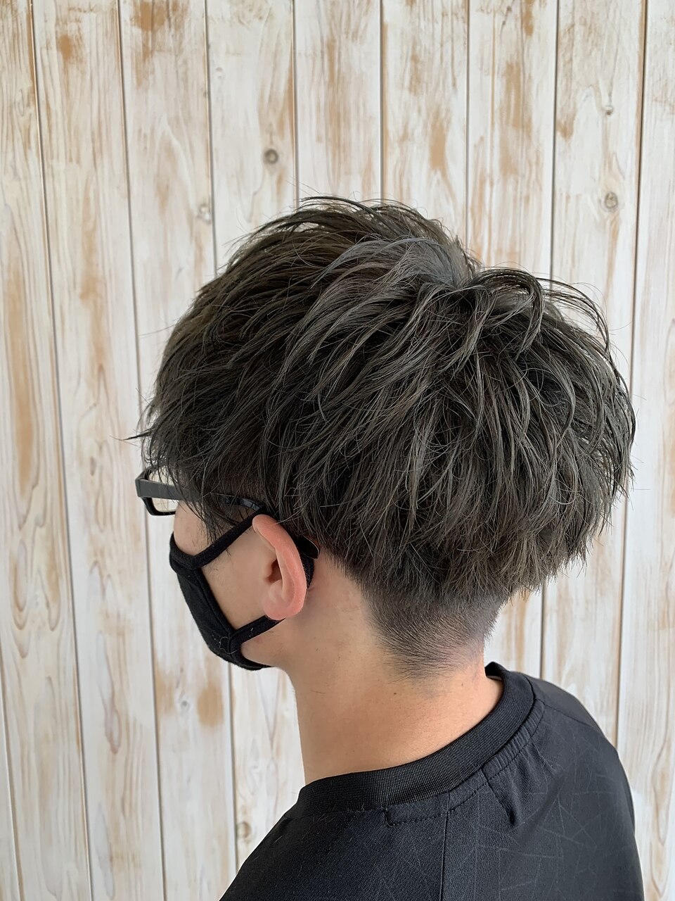 王道 アッシュグレージュ プラチナアッシュ 束感 マッシュ：L134355098