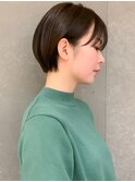 【伊杏】骨格矯正　丸み　耳かけショート