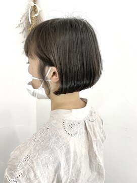 クリアリティ ヘアーサロン 京都駅前本店(clarity hair salon) 似合わせ コンパクトボブ @1101_hairstyle●076●