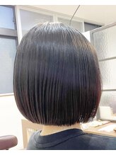 ヘアーサロン ソル(HAIR SALON SOL) 切りっぱなしボブ/顎下ボブ