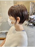 耳かけショートボブ