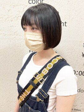 モリオ フロム ロンドン サッポロファクトリー店(morio FROM LONDON) 【morio】札幌ボブ　ぱつっと丸みのミニボブ