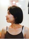 ボブ/レイヤー/透明感カラー/beautrium鎌倉小町 比嘉
