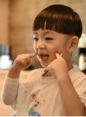 男の子ラウンドマッシュ【キッズカット/メンズヘア】