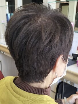 ヘアークリアー 春日部 大人可愛いミセスショートレイヤー/首元スッキリ◎/30代40代50代