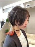 ショートウルフ/インナーカラー/裾カラー/きつねカラー