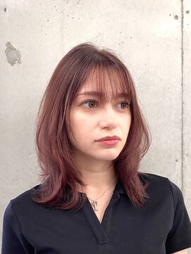 ミリィバイアヤラ 船橋店(MIRYI by ayala) 【RYOYA】レイヤーカット/レッドピンク