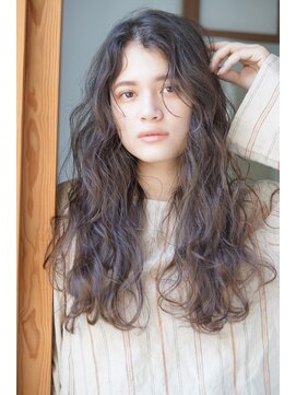 パール(PearL) 【PearL】ニュアンスロングパーマ/ウェーブパーマ/小顔パーマ