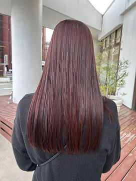 ブラフ(B.R.AP.h) ブリーチ無しダブルカラー【赤み紫】