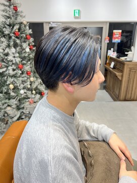 ネイロ 錦糸町(NeiRo) 魅力倍増カールセミディシアーカラーダークアッシュショートヘア