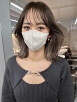 サイン 表参道(SIGN)&nbsp;韓国ヘアーハッシュカットレイヤーカットグレージュブリーチ無し