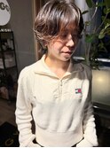ショートヘア×ニュアンスパーマ