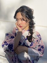 ソノ(sono)&nbsp;浴衣ヘア　浴衣ヘアメイク　夏まつり　花火大会