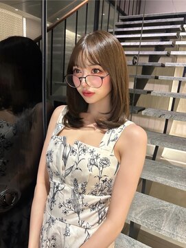 エヌ 大阪梅田店(enu) 【大阪梅田】艶々縮毛矯正×ラベンダーピンク