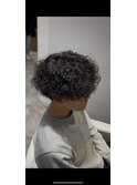波巻きパーマ