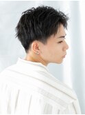 アップバング無造作ツーブロックショートd草加
