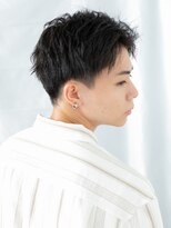 メンズヘア ビーセカンド 草加店(MENS HAIR B-2) アップバング無造作ツーブロックショートd草加