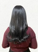 20代30代大人美人小顔ブリーチなし韓国ヘアアッシュブラック
