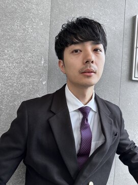 ロンドアベニール 北千住(Lond avenir) スパイキーショートニュアンスパーマスペインカールメンズ北千住