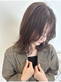 ミディアムレイヤー/顔周りカット