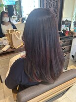 ヘアリゾート粋 ティガ 池袋店(tiga)&nbsp;髪質改善/艶髪ストレート/美髪/艶髪/ダークブラウン