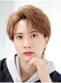 シースルーセンターパートフェザーパーマ