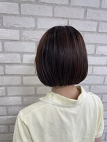 アッシュ 稲田堤店(Ash) ピンクブラウン×アンブレラカラー